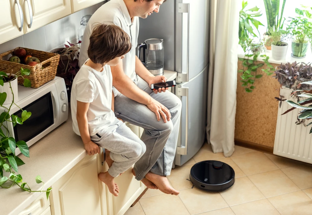 robot vacuum and mop cleaner